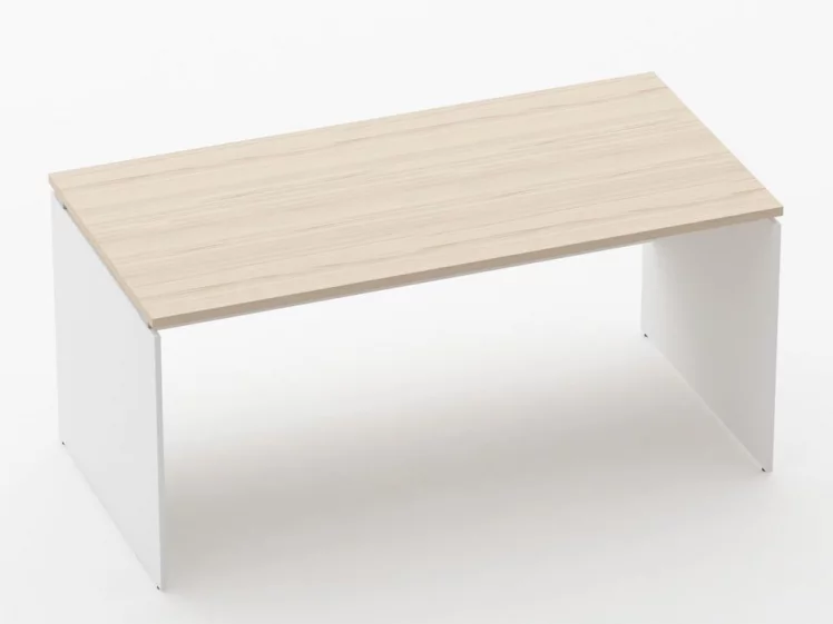 Стол прямой Дека ЛДСП каркас 75.08.16 Туя/Белый / Deka_0
