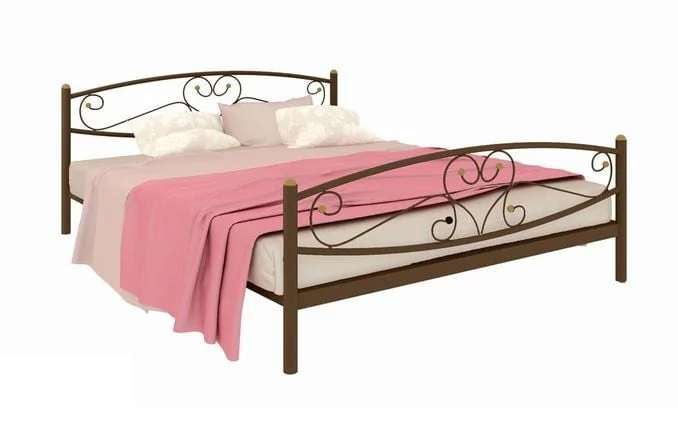 Кровать Каролина Плус 1400х1900 Коричневая / Plus_0