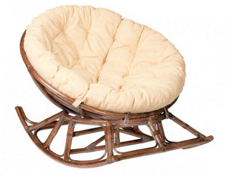 Кресло-качалка Папасан 23/01Д молочный шоколад / 23/01D_0