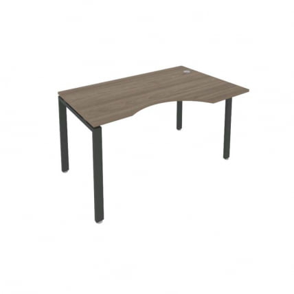 Стол письменный МЕТАЛ СЙСТЕМ Б.СА-2 Пр Вяз/Антрацит / METAL SYSTEM_0