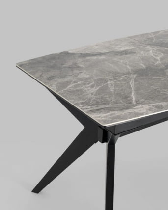 Стол обеденный Аркада раскладной 160-210кс90 Керамика темная / 160-210x90_2