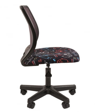 Детское кресло Чаирман ТИН (Кидс) 112 черный пластик ГАМЕ/ТВ-01 / Chairman (Kids) GAME/TW-01_2