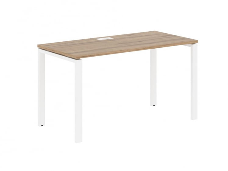 Стол письменный ЕДИС ЕУСТ 1367 Дуб Денвер светлый Белый / EDIS EUST_0