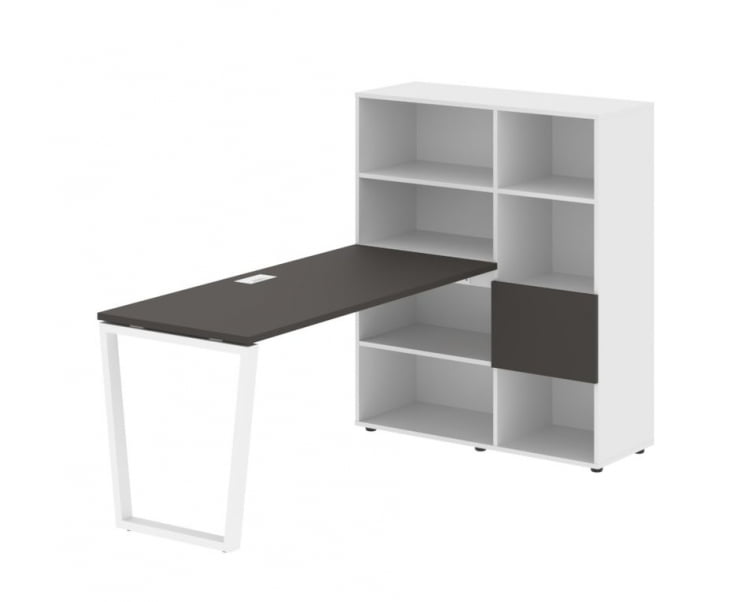 Рабочая станция ЕДИС ЕВРСТ 1115 Мокко Белый Белый / EDIS EVRST_0