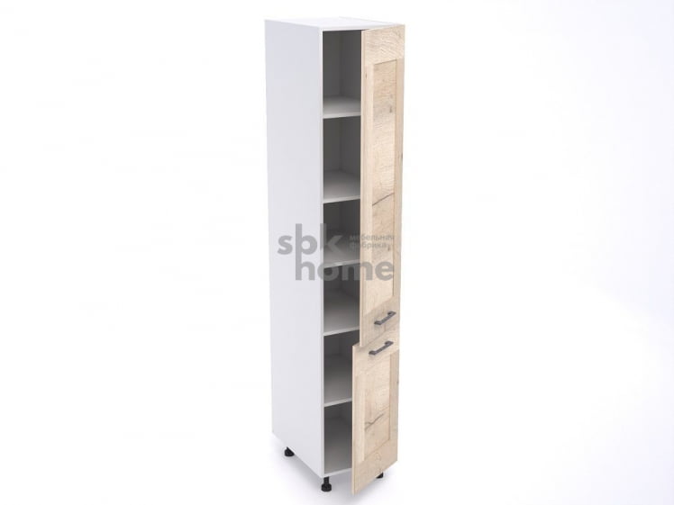 Пенал ПГ-40, Дублин (400*570*2166) Дуб галифакс белый, 21662_1