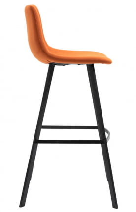 Барный стул Еверпроф Сигнал Ткань Оранжевый / Everprof Signal_2