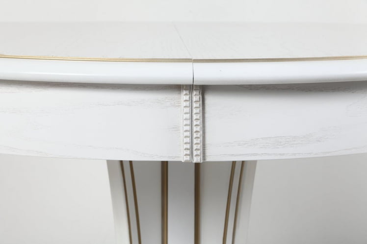 Стол обеденный Орион-5 (д1000) тон 1 с золотой патиной / (d1000)_6