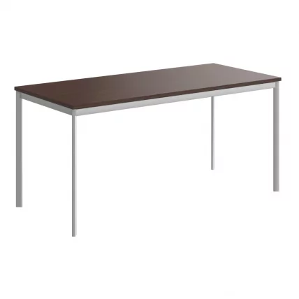 Стол прямой ИМАГО-С СП-4С венге магия алюминий / IMAGO-S СП-4S_0