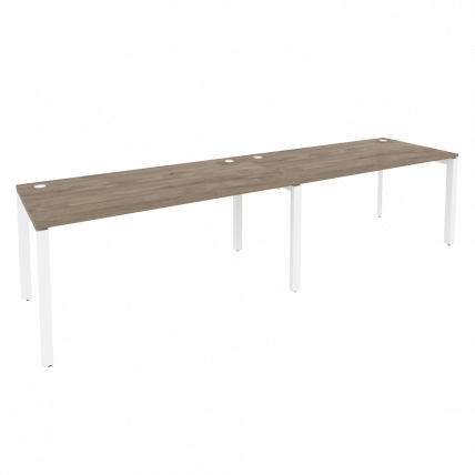 Рабочая станция на П-образном м/к ОНИКС О.МП-РС-2.4.8 Тиувуд Темный/Белый / ONIX O.MP-RS-2.4.8_0