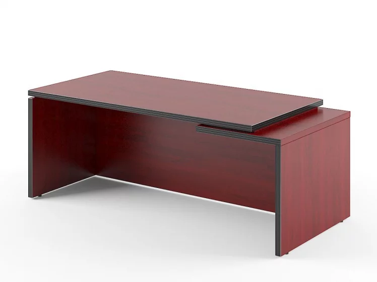 Стол руководителя правый ТCТ 209 Р (Вишня Мемфис) / TCT R_0