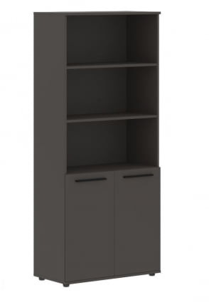 Шкаф с одним комплектом глухих малых дверей ЕДИС ЕХCС 85.5 Мокко Черный Мокко / EDIS EHCS_0