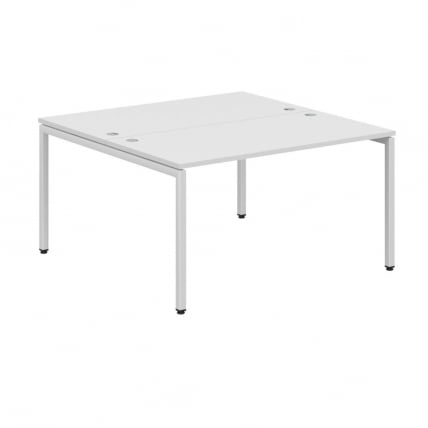 Стол двойной КСТЕН-С КСВСТ 1414 Белый/белый / XTEN-S XWST_0