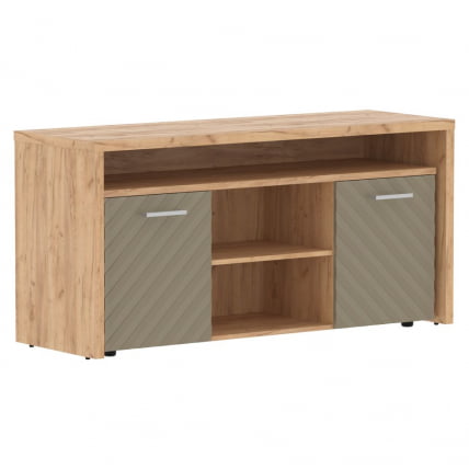 Тумба с фригобаром Торр ЛУКС ТЛТФ-3Д Дуб Бофорд Капучино / Torr LUX TLTF-3D_0