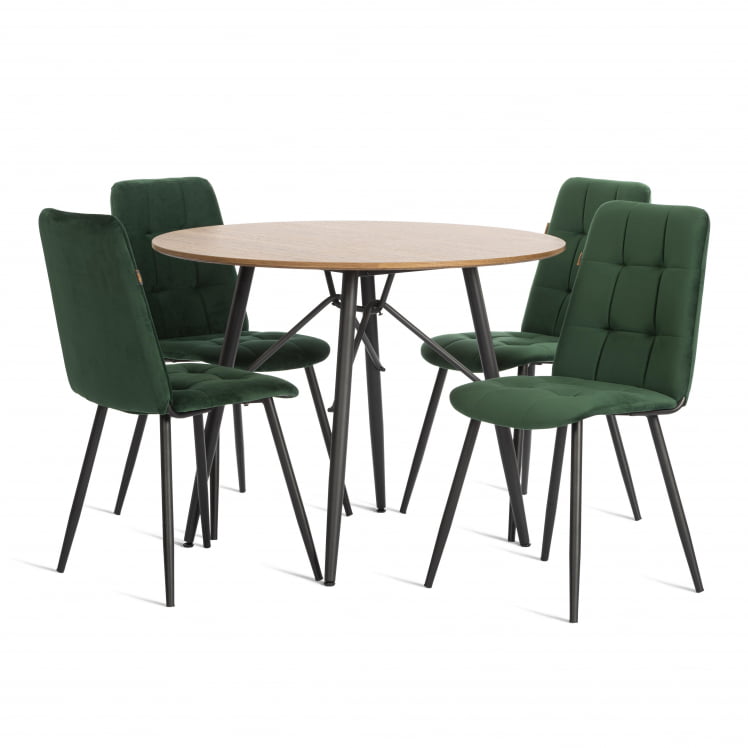 Стул обеденный Асти велюр, 47х54х86, Дееп Форест (изумруд) / Asti Deep Forest_9