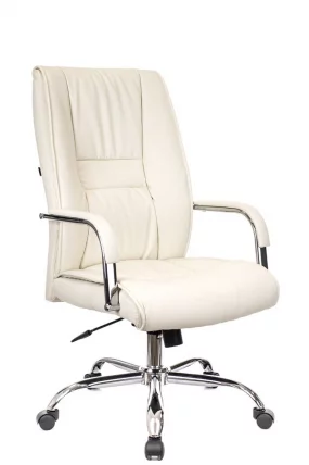 Кресло для руководителя Еверпроф Кент ТМ Экокожа Кремовый / Everprof Kent TM_0