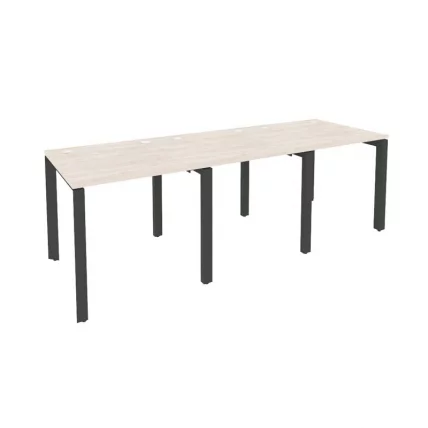 Рабочая станция на П-образном м/к ОНИКС О.МП-РС-3.0.8 Денвер Светлый/Антрацит / ONIX O.MP-RS-3.0.8_0