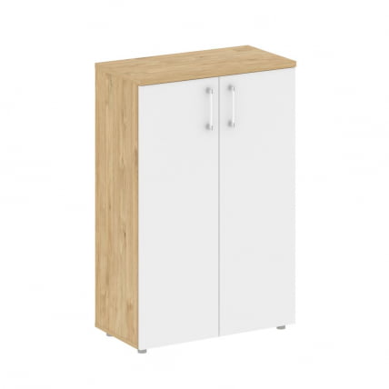 Шкаф средний широкий СХИФТ СК.СТ-2.3 Тиквуд Светлый/Белый Бриллиант / SHIFT SK.ST-2.3_0