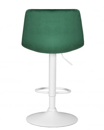 Стул барный ДОБРИН ТАИЛОР ВХИТЕ (зеленый велюр (МДЖ9-88)) / DOBRIN TAILOR WHITE (MJ9-88))_4