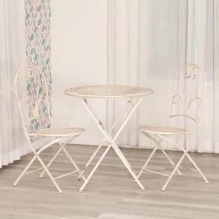 Стул Лове Чаир (ПЛ08-11140) стальной сплав, античный белый, 40х47,5х94 см / Love Chair (PL08-11140)_11