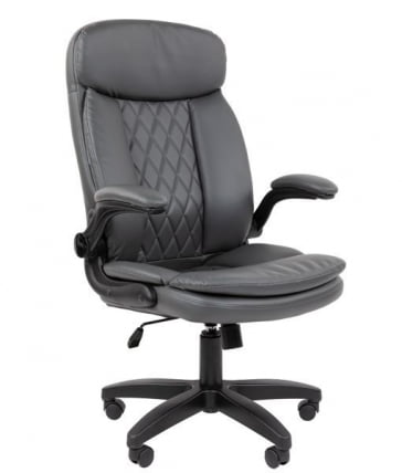 Кресло офисное CХАИРМАН 533 экокожа Серый / CHAIRMAN_0
