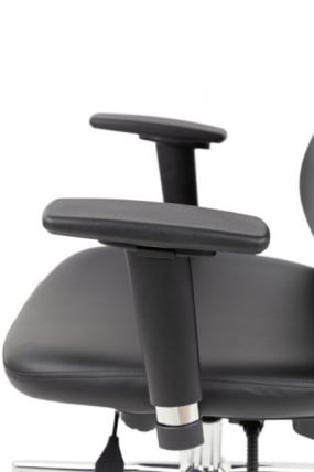 Офисное кресло CХАИРМАН 500 ЛЮКС (ЛУКС) ЭКО экокожа Черный / CHAIRMAN (LUX)_11