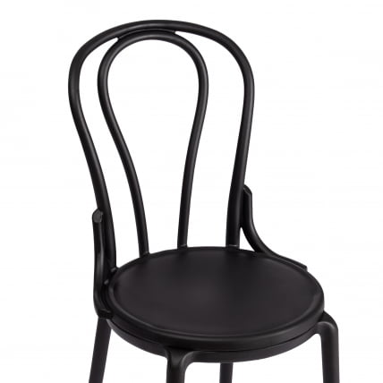 Стул ТХОНЕТ (мод. ПЛ62) пластик, 42 кс 52 кс 89 см, Блаcк (черный) 05 / THONET (mod. PL62) x x Black_8
