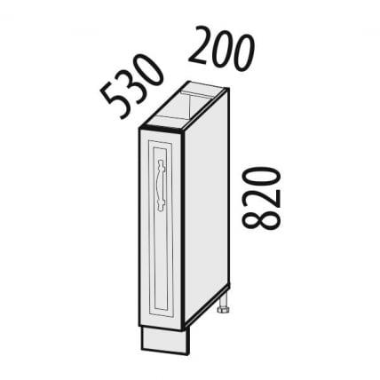 Бутылочница Милана 23.71.1 Сосна Астрид/Ваниль_1
