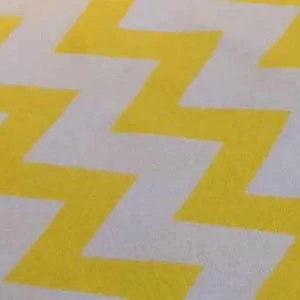 Комплект постельного белья детский желтый зигзаг на белом_1