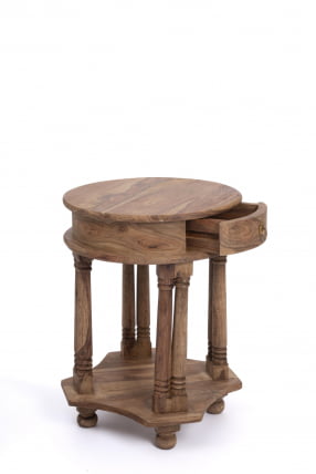 Кофейный стол Бомбей - 1149 палисандр, 45*45*60 см, Натурал тинтед (натуральный тонированный) / Natural tinted_1