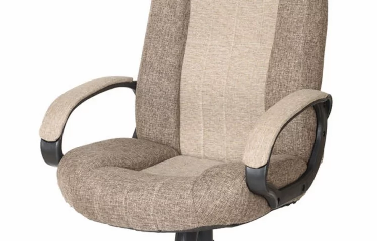 Кресло офисное Гармония ХОМЕ ткань КФ-31/32 Серо-коричневая / HOME_3