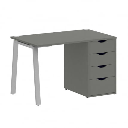Стол письменный ХОМЕ ОФФИCЕ ВР.СП-3-118.4.А Металлик/Серый металл / HOME OFFICE VR.SP-3-118.4.A_0
