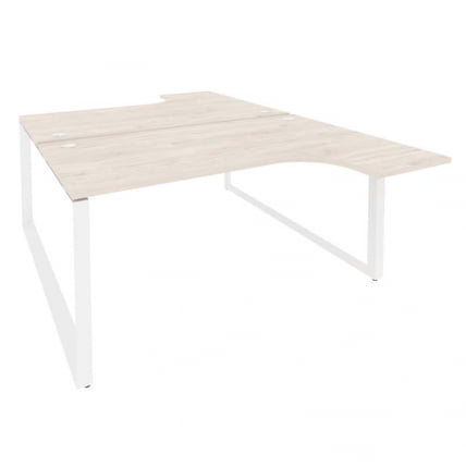 Рабочая станция на О-образном м/к ОНИКС О.МО-Д.СА-4 Денвер Светлый/Белый / ONIX O.MO-D.SA-4_0