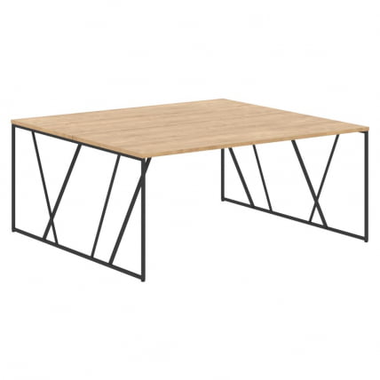 Стол письменный ЛОФТИС ЛВСТ 1716 Дуб Бофорд/Черный / LOFTIS LWST_0