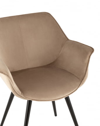 Стул Мэйсон Нев велюр Капучино / New_1