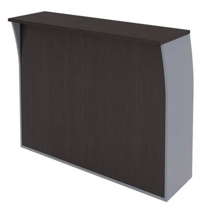 Стойка ресепшн прямая ИМАГО РС-3 ПC-3 Венге Магия Металлик / IMAGO PC-3_0