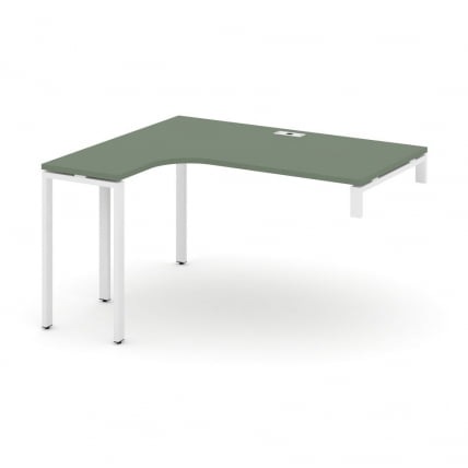 Стол-надставка на опорную тумбу (левый) CОНCЕПТ CН.ОСАН-003(Л) Кобо Белый / CONCEPT CN.OSAN-003(L)_0