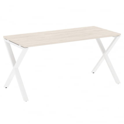 Стол рабочий ЛОФТ ВР.Л-СРКС-4.7 Металл белый Денвер светлый / LOFT VR.L-SRX-4.7_0