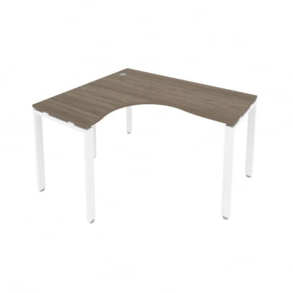 Стол письменный МЕТАЛ СЙСТЕМ Б.СА-3 Л Вяз/Белый / METAL SYSTEM_0