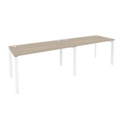 Рабочая станция на П-образном м/к ОНИКС О.МП-РС-2.3.7 Дуб Аттик/Белый / ONIX O.MP-RS-2.3.7_0