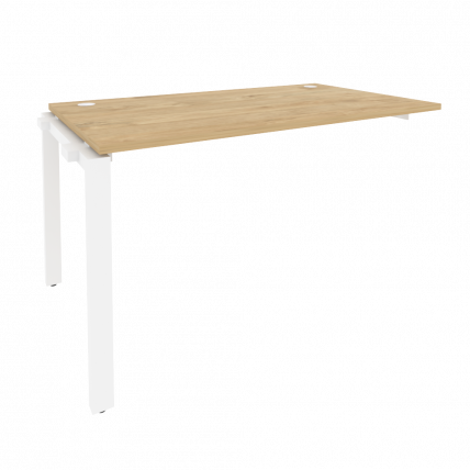 Наборный элемент рабочей станции на П-образном м/к ОНИКС О.МП-1.НРС-3.8 Тиквуд Светлый/Белый / ONIX O.MP-1.NRS-3.8_0
