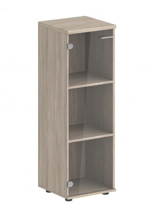 Шкаф средний со стеклом Сигма СГ.804.ОЛ.ГЛ Дуб светлый / Sigma SG.804.OL.GL_0