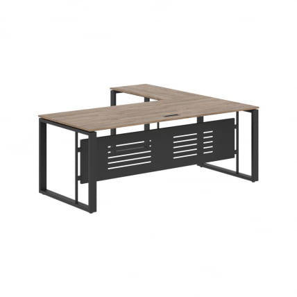Стол с боковой приставкой ЕНИО ЕCТ 2019М Кария Пальмира/Антрацит / ENIO ECT 2019M_1