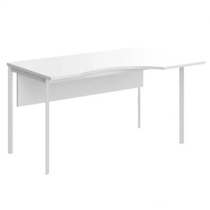 Стол эргономичный ИМАГО-С CА-1СД(Л/Р) белый белый полуматовый / IMAGO-S CA-1SD(L/R)_0