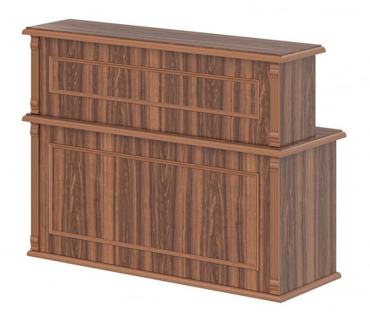 Стойка ресепшен РМС 160 Орех Даллас / RMS_0