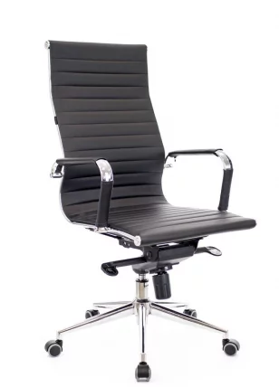 Кресло руководителя Еверпроф Рио М экокожа Черный / Everprof Rio_1