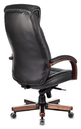 Кресло руководителя Бюрократ Т-9924ВАЛНУТ/БЛАCК / T-9924WALNUT/BLACK_3