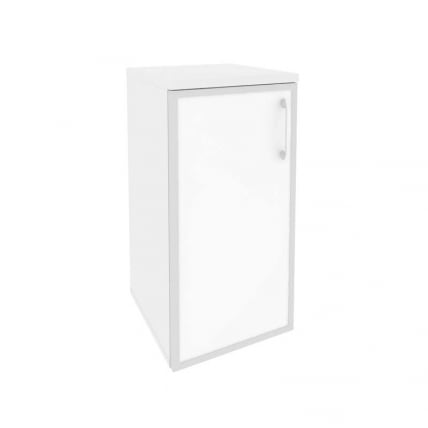 Шкаф низкий узкий левый ОНИКС О.СУ-3.2Р(Л) вхите Белый Бриллиант / ONIX O.SU-3.2R(L) white_0