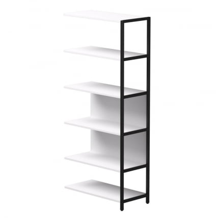 Полустеллаж металлический высокий (приставной) Еверпроф ЕВО 254Н009 Белый Черный / Everprof EVO_0