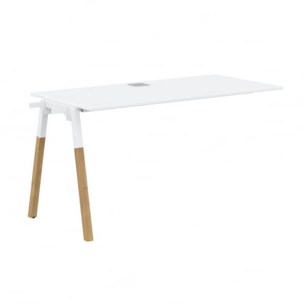 Рабочая станция Форта ФИСТ 1367 Белый премиум Дуб Гамильтон / Forta FIST_0