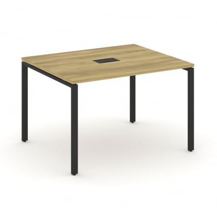 Стол переговорный (1 столешница) CОНCЕПТ CН.ПРГ-012 Дуб Винченцо Черный / CONCEPT CN.PRG-012_0